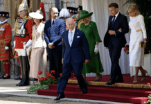 В украшениях принцессы Дианы: Кейт Миддлтон поразила образами на встрече с Макронами (фото)