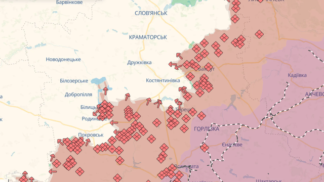 Темпи просування окупантів сповільнилися в півтора рази порівняно з минулим тижнем, свідчать мапи DeepState