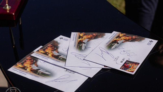 СБУ та Укрпошта провели урочисте погашення марки, присвяченої спецоперації «Павутина»