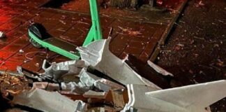 Дрон впав на тротуар просто в центрі Одеси: що сталося, — ФОТО