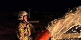 ДСНС оприлюднила фото ліквідації пожеж після нічного удару по Одещині, — ФОТО