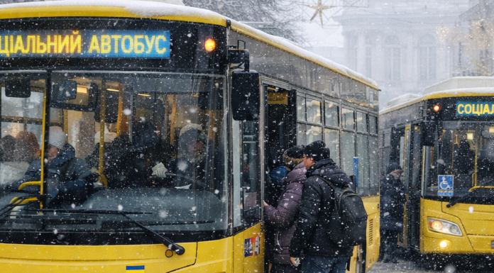 Як курсують безкоштовні соціальні автобуси в Одесі 21 січня