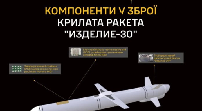 ГУР обнародовало техническую документацию и перечень компонентов новой российской ракеты "Изделие-30"