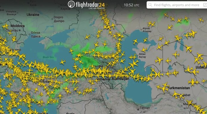 Транзит через Грузию вырос из-за закрытия неба на Ближнем Востоке до 2 тыс. рейсов в сутки
