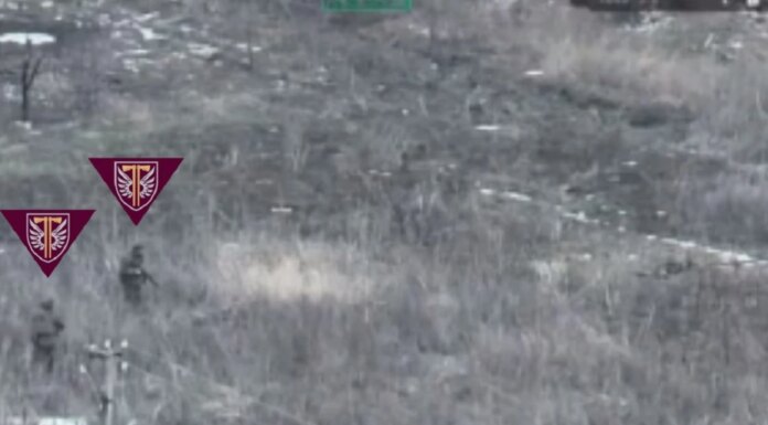 Десантники 77-й бригады ДШВ показали ликвидацию группы оккупантов возле Загрызово на Купянском направлении