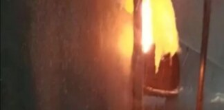 Партизаны "АТЕШ" сожгли магистральный электровоз в российском Брянске