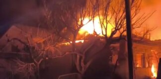 Атака на Запорожье: вспыхнул пожар, есть раненые