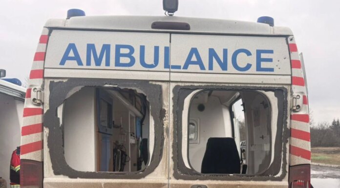 Вражеский дрон атаковал скорую на Харьковщине, есть раненые