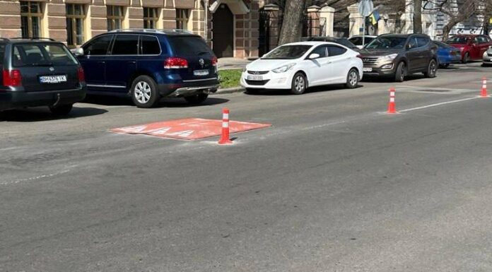В Одесі на двох напрямках руху встановлено «берлінські подушки», — ФОТО