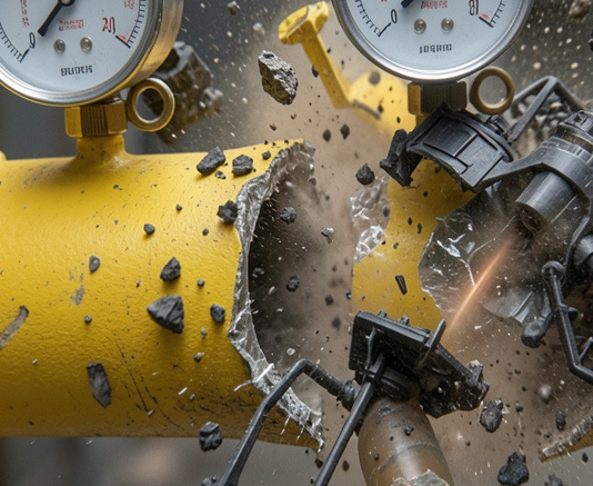 На Одещині уламки дрону пошкодили газопровід: коли повернуть постачання