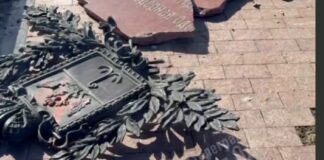 В Одесі невідомі пошкодили Олександрівську колону, — ВІДЕО