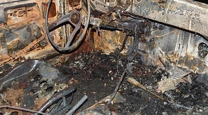 На Одещині зникле авто знайшли згорілим: деталі