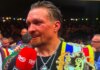 "Я знаю, что Украину сейчас бомбят": Усик после победы над Верховеном выступил с заявлением