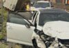 В Одесі перекинулося авто після ДТП: постраждали троє людей