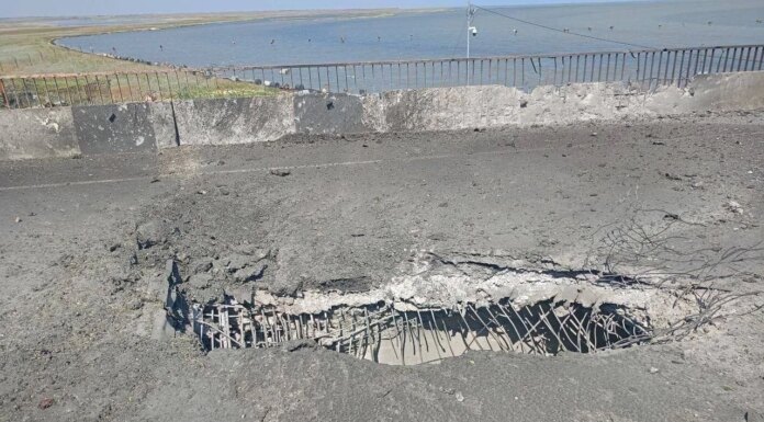 ВСУ поразили стратегический мост в районе Чонгара на пути к оккупированному Крыму