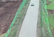 В мае обустроили 211 километров дорог с антидроновой защитой