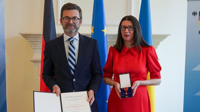 Українська філологиня Матійчук отримала від президента Німеччини хрест «За заслуги»