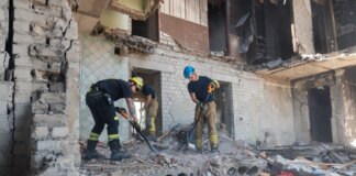 В Харькове завершили ликвидацию последствий удара по дому 9 августа, вывезли более 100 тонн мусора
