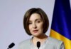 "Війна росії вже небезпечно досягає Молдови": Санду емоційно реагує на чергові обстріли