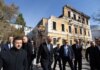 Зеленський разом із Мерцом відвідали місце удару рф по Академії наук у Києві